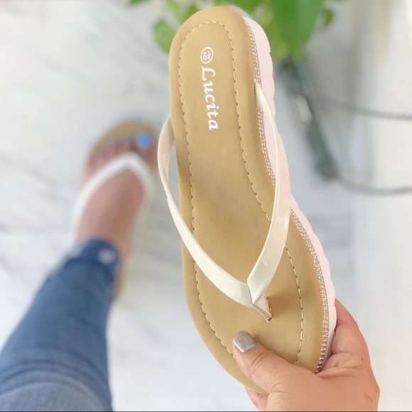 Platform Rhinestone Sandals 🌸 - Picture 2 of 3